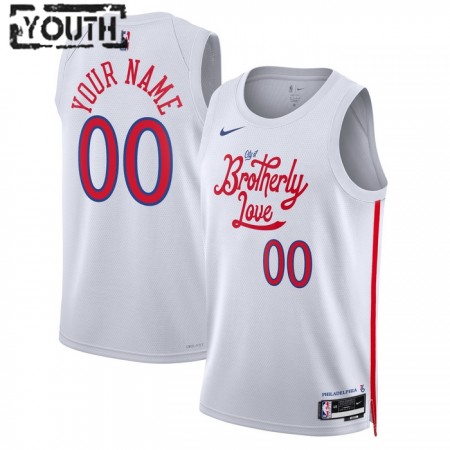 Dres Philadelphia 76ers Prilagođeni Nike 2022-23 City Edition Swingman - Dječji